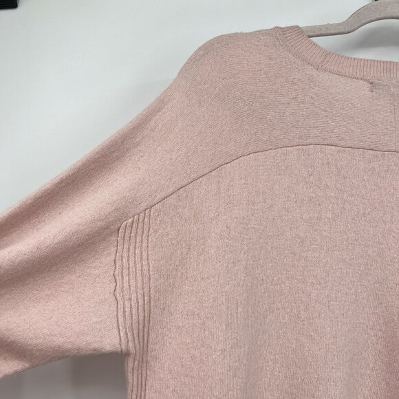 Reiss AUDREY CREW NECK KNITTED sweater jumper light pale pink woman's size mediu - Picture 9 of 11